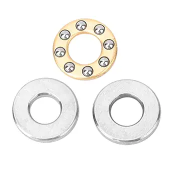 Thrust Bearing, Metal Miniature Bearing, High S-peed for Machinery Manufacturing Bearing Steel Equipment Maintenance Equipment Installation(F2.5-6M 2.5 * 6 * 3mm)