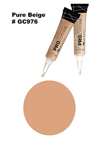 LA Girl Pro High Definition Concealer (1, GC 976 Pure Beige)