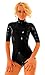 Produktbild Anita Berg Latex-Body kurzarm 2-Wege Reißverschluss im Schritt - 100% Naturlatex AB4464, Farbe: Schwarz, Größe: S