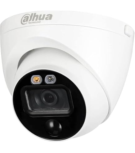 Dahua 4MP Wizsense IP Turret Camera With Built-in Mic (IPC-HDW2441TM-S), PoE
