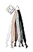 Produktbild Neutral Elastic Headband Hair Ties Set of 6; 5/8 Wide (Sand, Espresso, White, Platinum, Charcoal and Black) by Classies A Little Flair