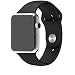 Apple Watch 2/1 Band - GeekTitan Soft Silicone Sport Style Replacement iWatch Strap for Apple Wrist Watch Models - 38 mm - Medium/Large - Black RS.899.00