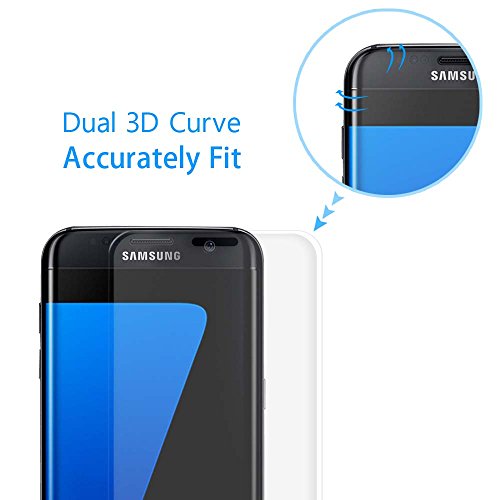 Protector Cristal Templado para Samsung Galaxy S7 - Protector de Pantalla de Bordes curvados 3D 9H HD Transparente Cubierta Completa 0 3 mm de espesor reviews Protector Cristal Templado para Samsung Galaxy S7 - Protector de Pantalla de Bordes curvados 3D 9H HD Transparente Cubierta Completa 0 3 mm de espesor