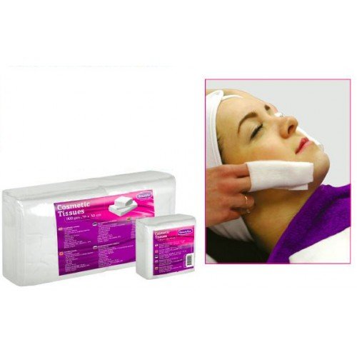 Soft Spunlace Cosmetic Wipes x 100 30 x 30 cm