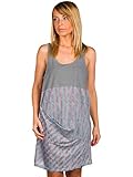  DC Shoes prisko Camisa Vestido de Mujer, Mujer, Zagged Blue, 8