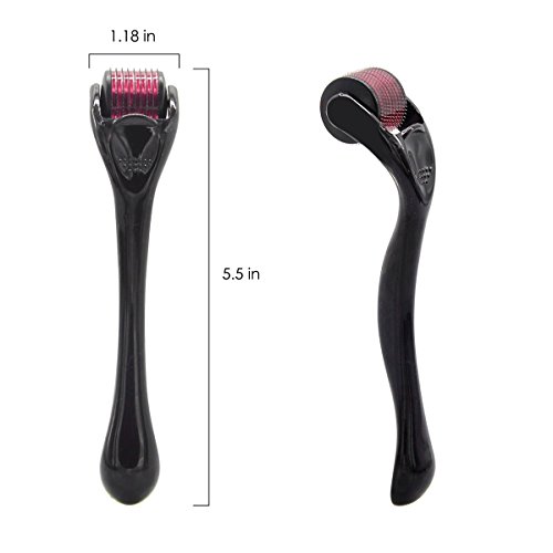 Aokayy 1mm Dermaroller Master mit 540 Mikronadeln aus Edelstahl für die Regeneration der Haut Gegen Hautverfärbungen Dehnungsstreifen Hautrauhigkeit, Aging Falten Aknenarben Cellulite - 7