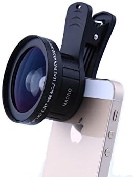 Azlife Cell Phone Lens Kit 0.45x Wide Angle and 15x Macro Lens Phone Camera Lens for iPhone , Samsung , Huawei and Other Phone or Tablet