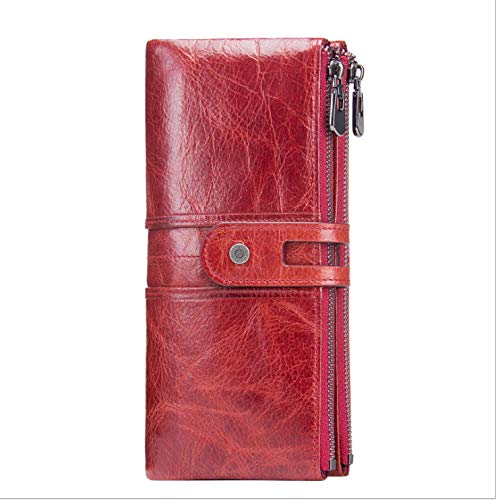 Preisvergleich Produktbild Mode Damen Geldbörse Leder Casual Langen Abschnitt Wildleder Damen Clutch