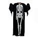 Produktbild Bekleidung Loveso Schädel Skeleton Pattern Umhang Unfug Halloween Kostüme Langarm Kleid