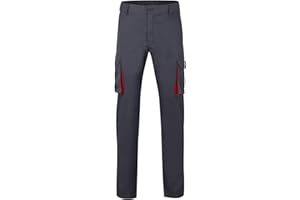 Velilla 103024S; pantalón Stretch bicolor multibolsillos