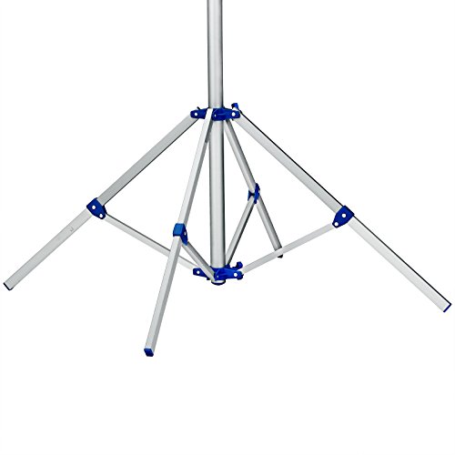 Wäschespinne mit Füßen / Ständer für Balkon oder Camping aus Aluminium - 3