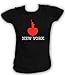 Produktbild Artdiktat T-Shirt New York Liebe Statue of Liberty Damen, Größe XL, schwarz