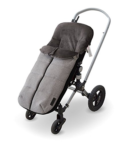 NBB Universal Elite - Saco de abrigo universal para silla de paseo, color gris melange