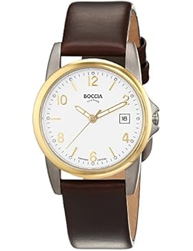 Boccia Damen-Armbanduhr XS Analog Quarz Leder 3080-05