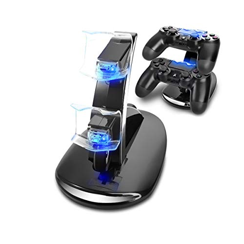 Preisvergleich Produktbild PS4 Ladestation Playstation 4 Dockingstation 2 Controller USB Dual Charger LED
