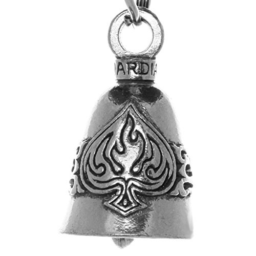 Campanilla de As de picas flaming de la suerte moto Guardian Bell