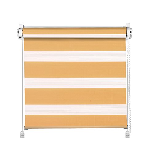 Doppelrollo Beige 95x150cm Klemm Fix Rollo