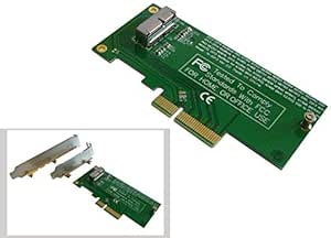 KALEA-INFORMATIQUE PCIe Kontrollkarte für SSD Mac 2013 2014 2015 2016 2017 2018 mit 12+16 Pin (MD711 MD712 MD760 MD761 ME864 ME865 ME866 ME293 ME294 ME874 etc.). PCIe 4 x