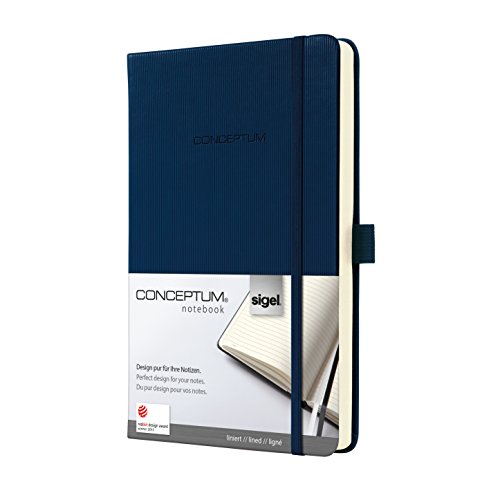 Preisvergleich Produktbild Sigel CO577 Notizbuch, ca. A5, liniert, Hardcover, dunkelblau, CONCEPTUM - viele Modelle