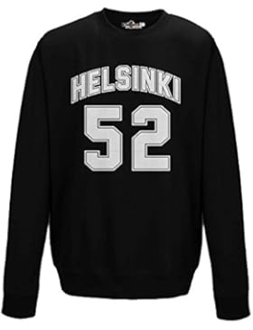 Felpa Girocollo Uomo Helsinki 52 Black