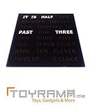 Toyrama GmbH LED Wörteruhr - Schwarz
