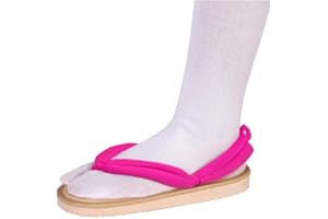 QYIFIRST Kimetsu no Yaiba Tanjiro Kamado Cosplay Sabots Shoes slippers Costume vin rouge