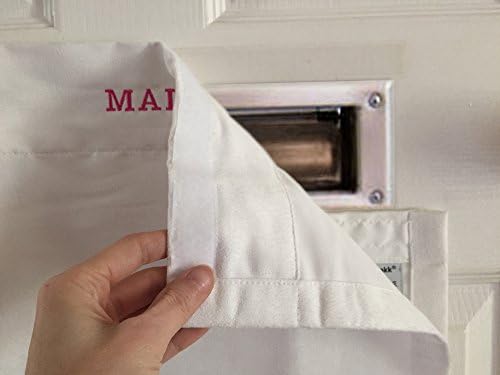SNAIL SAKK: Mail Catcher for Letterboxes - WHITE w/ PINK
