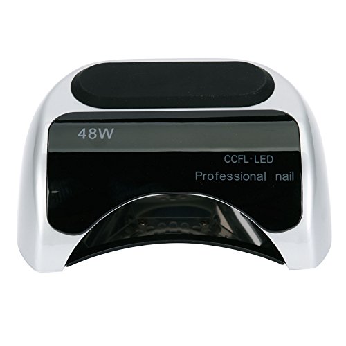 48 W lámpara sèche-ongles con LED y UV Profesional  Secador de Uñas para Shellac Gel y vernis lámpara UV barniz SEMI permanente con contador para manicura y pedicura Multi colores