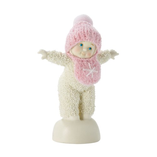 Department 56 Snowbabies Classics Look at Me Baby Girl Figurine, 4.33-Inch