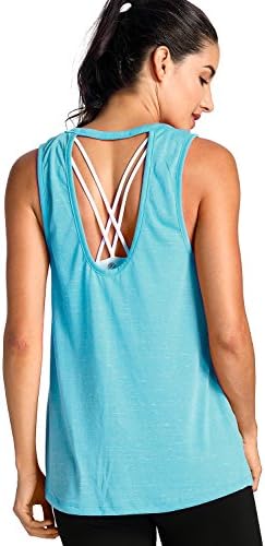 MELIWOO Women's Workout Top Sleeveless Active Cute Yoga Crop Tank Top