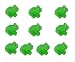 KingWinX Funny Baby Rubber Bathtub Toys, Pack of 10 pcs Frogs