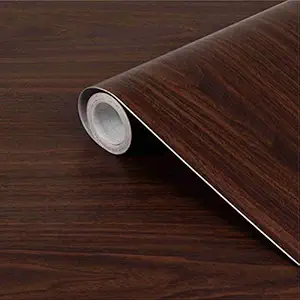 CVANU Self Adhesive Wood Grain Wallpaper Waterproof Old Furniture Vinyl Stickers Wooden Door Wardrobe Wall Papers Cv240 24''x84''inch