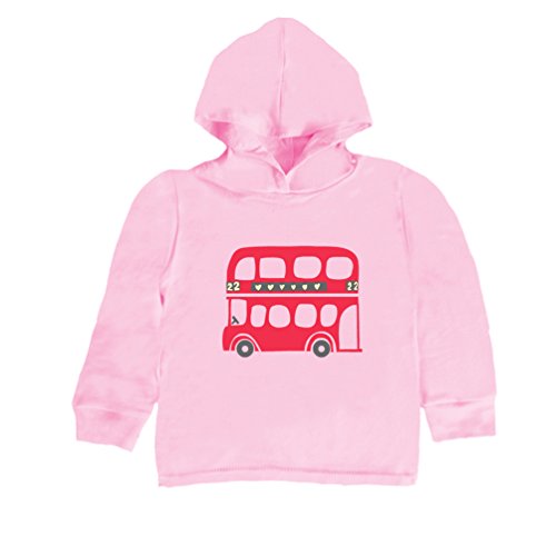 Inda-Bayi Baby-Toddler-Kids Heavy Cotton Hoodie T-shirt - london bus