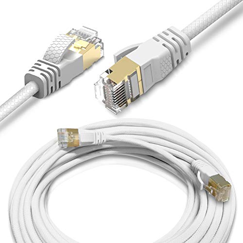 NAUC - Cavo di rete CAT8, 2000 Mhz, ethernet, cavo di rete RJ45 LAN