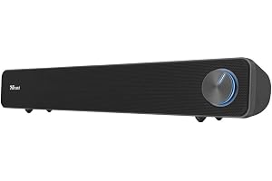 Trust Arys Soundbar med fin Design och 12 Watt (6 W RMS) uteffekt för Dator