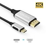 [Alta resolución]: USB C a HDMI apoya resolución hasta 4k transmite audio y video a la vez. Con 60HZ alta velocidad, no te preocupes por la tardanza de transmitir video. Ideal para entretenimiento, juegos, conferencias y presentaciones, puedes disfrutar de un gran día.