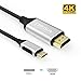Produktbild USB C auf HDMI Kabel (1.8M 4K@60Hz), CHILISON USB 3.1 Typ C auf HDMI Kabel Adapter [Thunderbolt 3 kompatibel] mit MacBook Pro 2018, Huawei P20 pro, Huawei Mate 20 usw - Schwarz