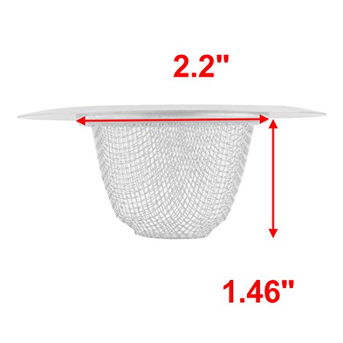 Küche Edelstahl Abfluss Draht Maschen Waschbecken Sieb Abfluss 90mm Durchm - 3
