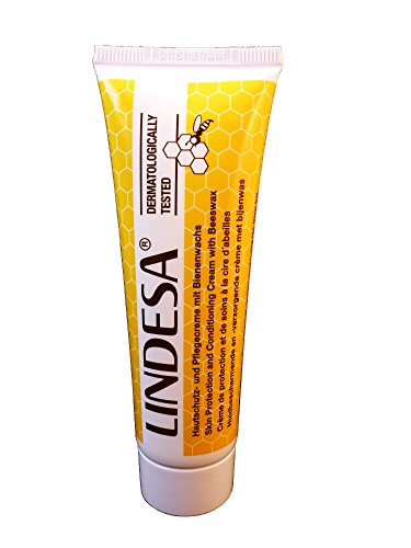 NEU: Lindesa Pflegecreme mit Bienenwachs Handcreme Hautschutzcreme Hand Creme PE-Tube 50ml