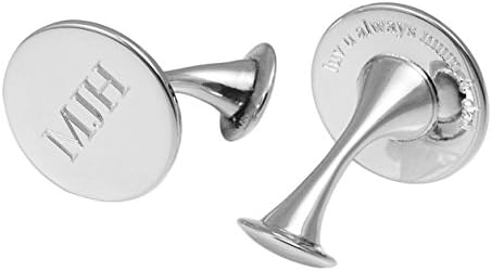 Round Secret Message Cufflinks