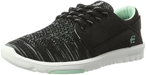 Etnies Womens Scout Yb W's Skateboarding Shoe, Black (Black/Green/White - 896), 6 UK (40 EU)