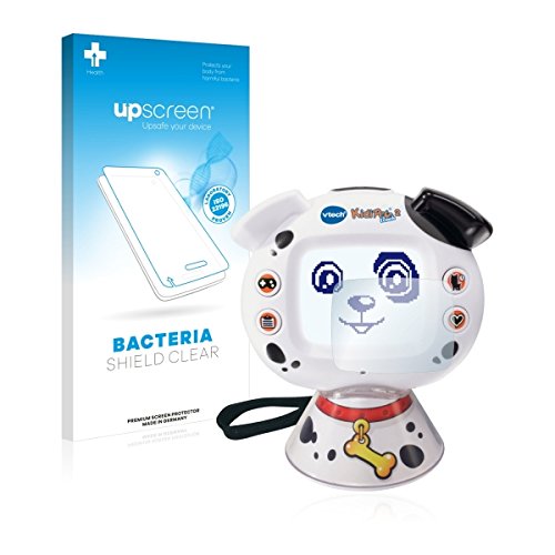 upscreen Bacteria Shield Clear Displayschutz Schutzfolie für Vtech KidiPet touch 2 (Hund) (antibakterieller Schutz, hochtransparent)