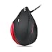 Perixx PERIMICE-518 Souris Ergonomique Filaire Pour Gaucher - Grande Taille - 5 Boutons Programmables