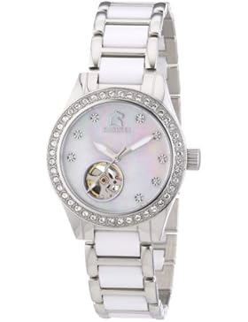 Carucci Watches Damen-Armbanduhr Analog Automatik Keramik CA2206WH