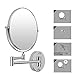 Chrome round 8" wall mirror vanity mirror cosmetic mirror double-sided 7X magnifying mirror