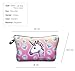 Generic 3D Print Women Cosmetic Bag with Multi-Coloured Pattern Nice Travel Makeup Pouchs Women, Love (Multicolour) - Generic