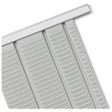 Bande Planning Métal Nobo - 54 Fentes - 96x955mm - Gris