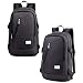 Produktbild Mooyii Schulrucksack Unisex Vintage Oxford Fabric Schultertasche Rucksack with USB Charging Port Laptop Notebook Backpack Multifunktionsrucksack Outdoor Freizeit Daypacks