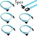 Produktbild Fansport 5PCS SATA3 III 6 GB/S Rechtwinklig 90 Grad SATA 3.0 Kabel FüR HDD Festplatte