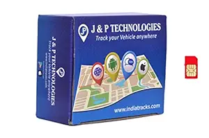 J&P Technologies Prime Plus - Waterproof GPS Tracker for Car,Bike,Bus,Truck etc with Engine
